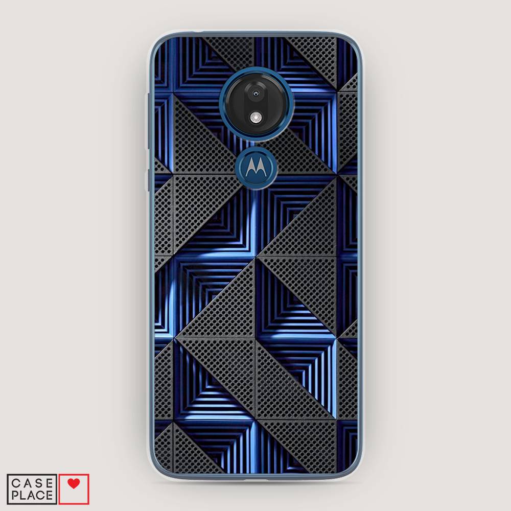 

Чехол для Motorola Moto G7 "IBM", Серый;синий, 241150-3