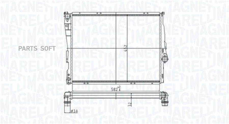 

MAGNETI MARELLI Радиатор