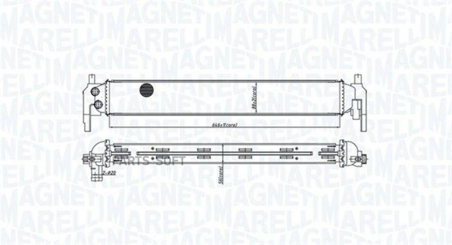 

MAGNETI MARELLI Радиатор