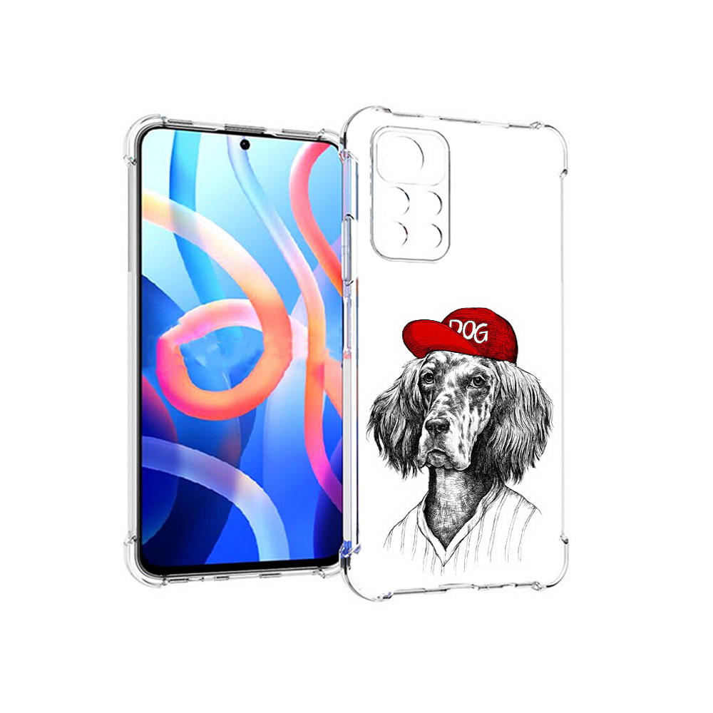 

Чехол MyPads Tocco для Xiaomi Poco M4 Pro 5G дог (PT200061.301.333), Прозрачный, Tocco