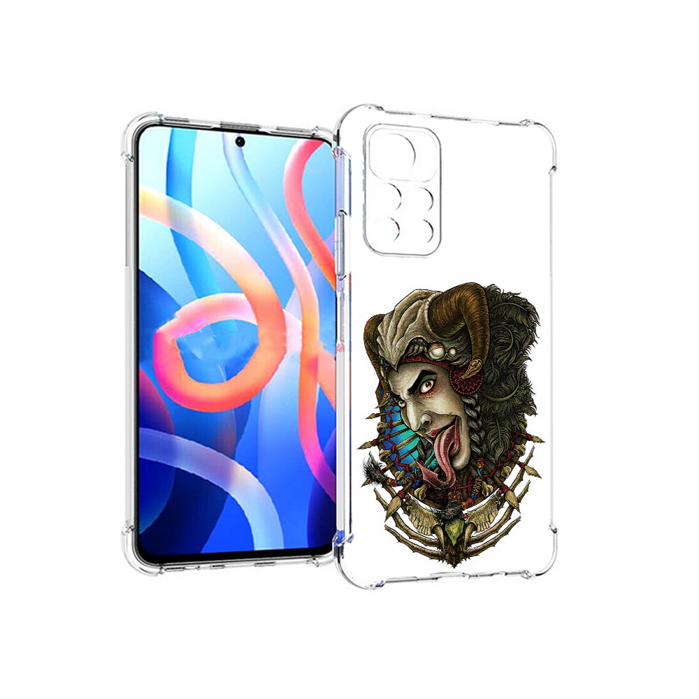 

Чехол MyPads Tocco для Xiaomi Poco M4 Pro 5G длинный язык (PT200061.301.330), Прозрачный, Tocco