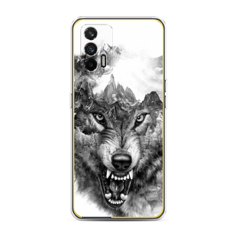 

Чехол Awog "Волк в горах" для Realme GT, 256350-1