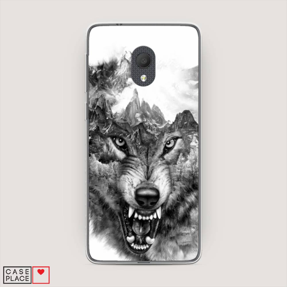 

Чехол Awog на Alcatel 1C 5003D (2019) / Алкатель 1C 5003D (2019) "Волк в горах", 170650-1