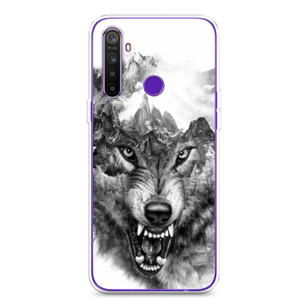 

Чехол Awog "Волк в горах" для Realme 5, Разноцветный, 251550-1