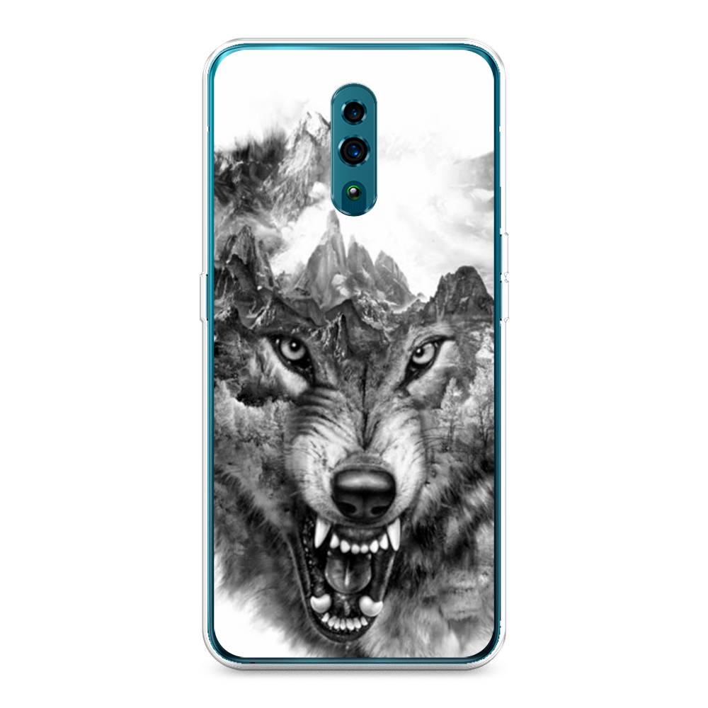 

Чехол Awog "Волк в горах" для Oppo Reno, 250750-1