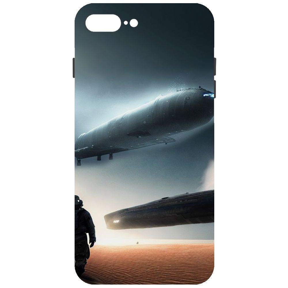 

Чехол-накладка Софт Пора лететь для iPhone 7 Plus/8 Plus, Черный