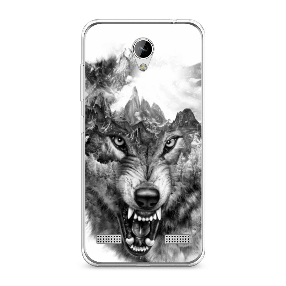 

Чехол Awog на ZTE Blade A520 / ЗТЕ Блэйд A520 "Волк в горах", 132050-1