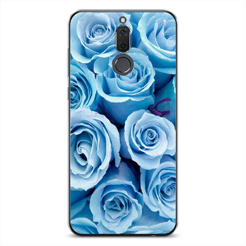 

Чехол Awog на Huawei Nova 2i/Mate 10 Lite "Лазурные розы", Голубой, 6120550-8
