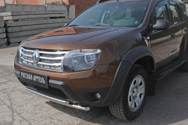 Защитная сетка решетки радиатора черный для Renault Duster (2010-2015)