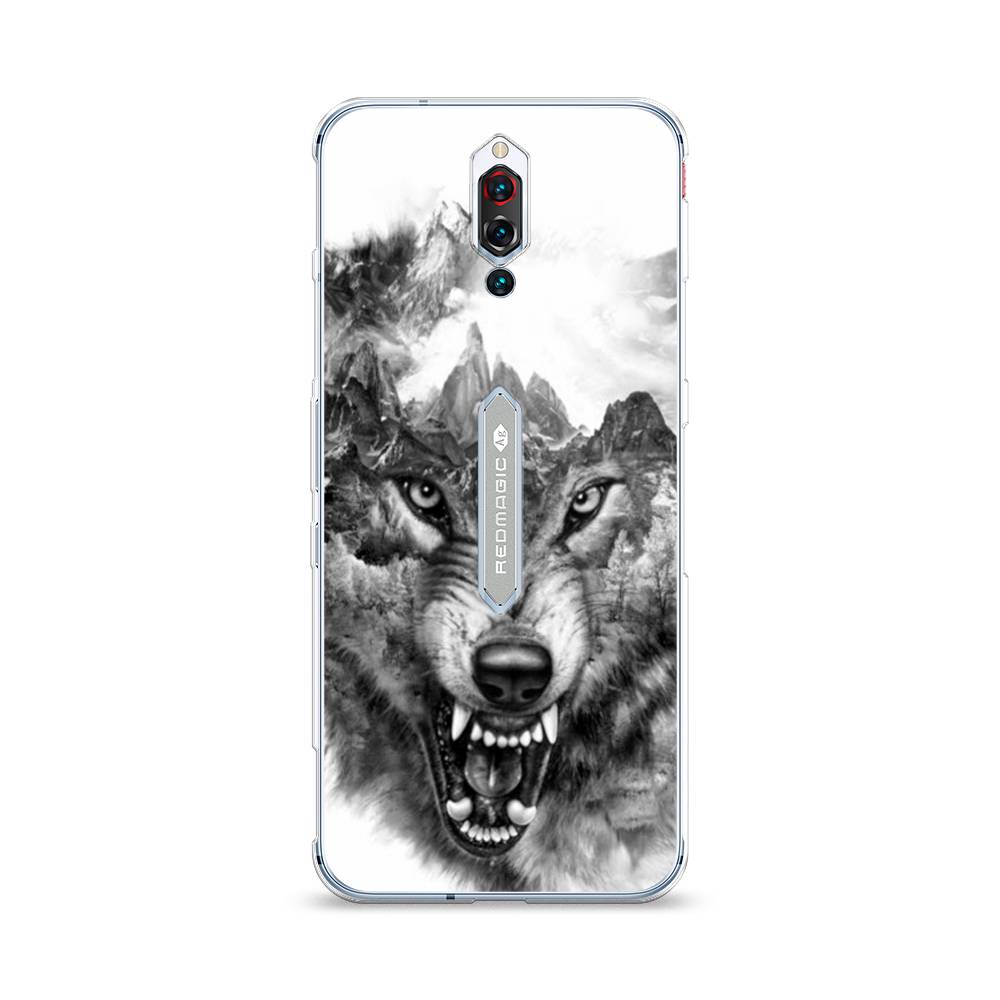 

Чехол Awog на ZTE Red Magic 5S / ЗТЕ Red Magic 5S "Волк в горах", 134250-1