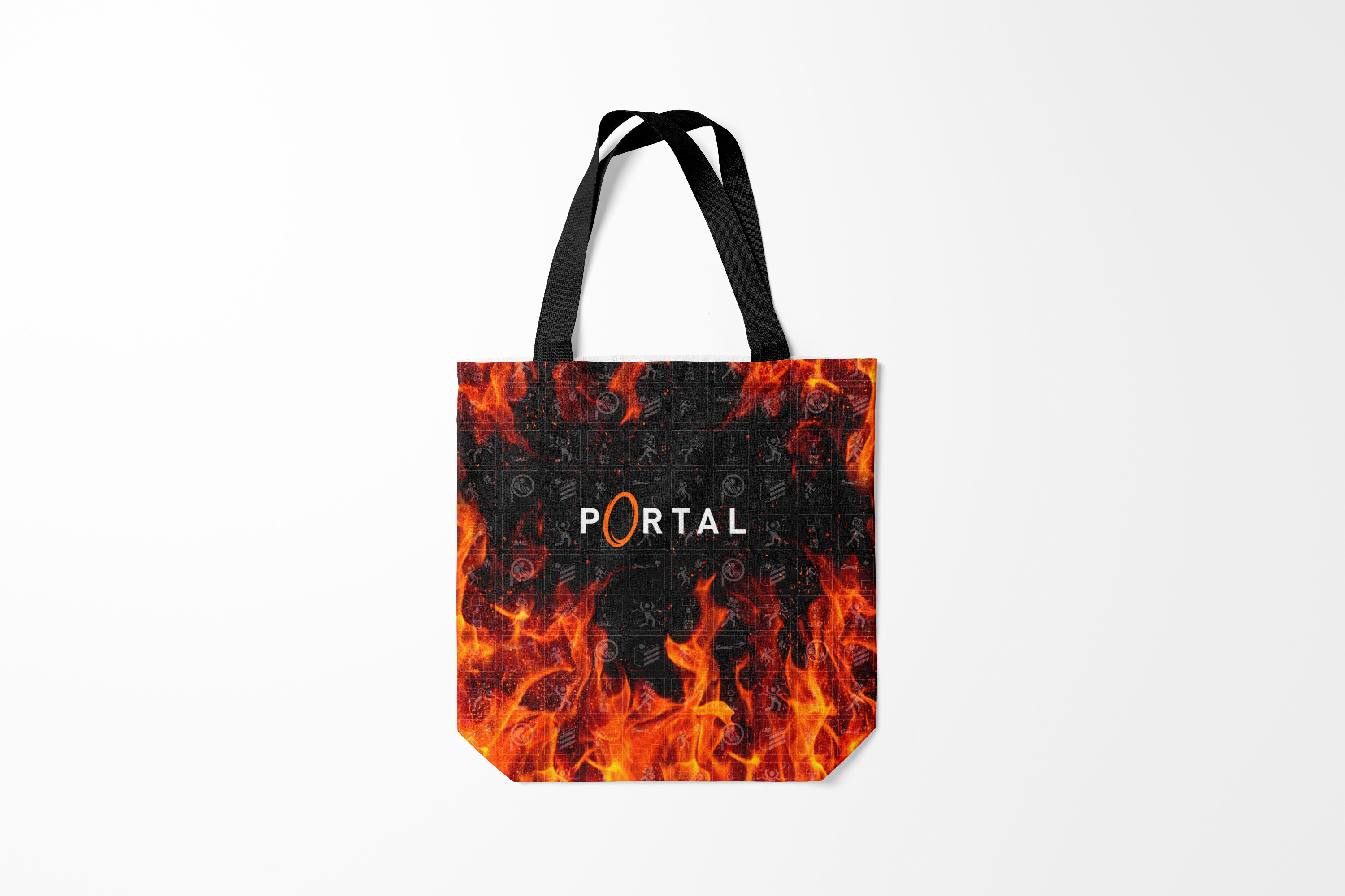 

Сумка шoппер унисекс Burnettie Portal, черный, Portal