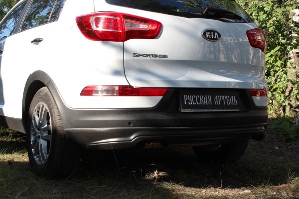 

Накладка на задний бампер АБС-пластик для Kia Sportage (2010-2015)