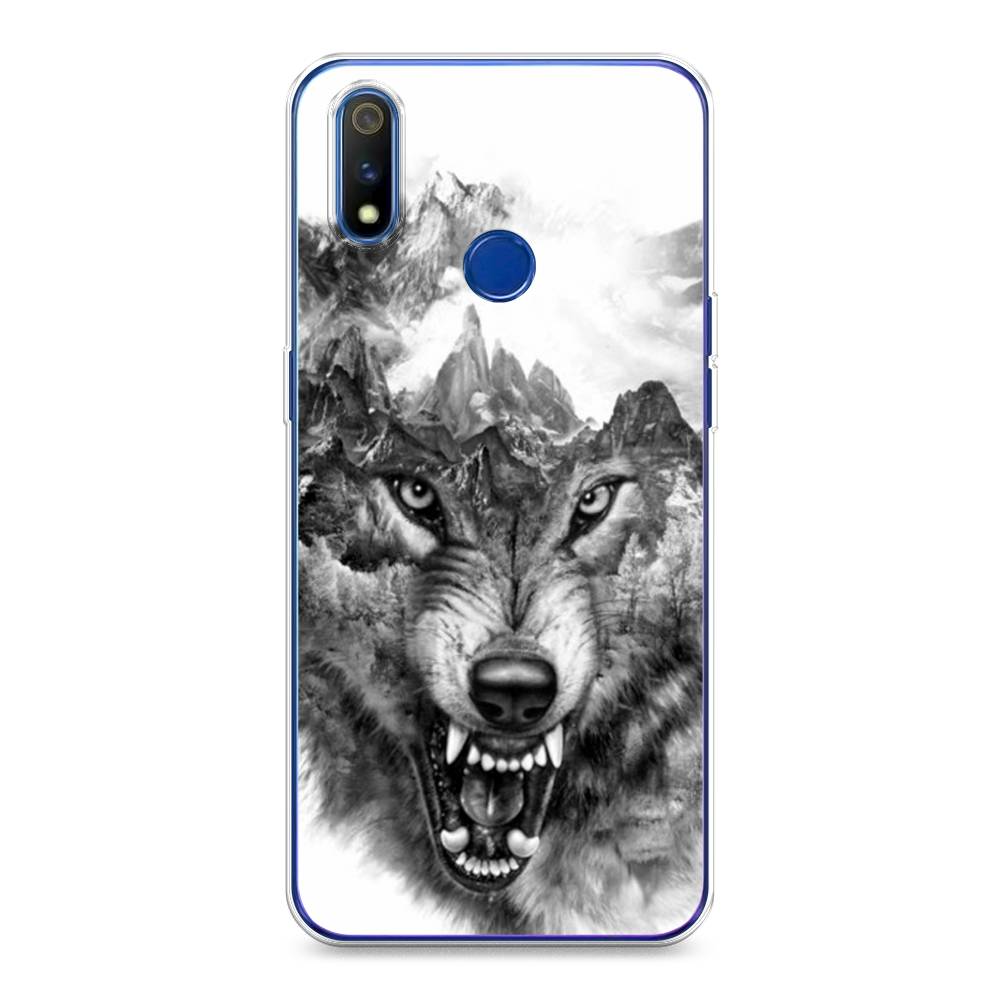 

Чехол Awog "Волк в горах" для Realme 3 Pro, 251250-1