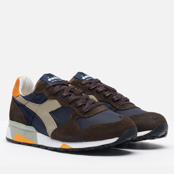 

Мужские кроссовки Diadora Heritage Trident 90 Ristop коричневый, размер 45 EU, Trident 90 Ristop