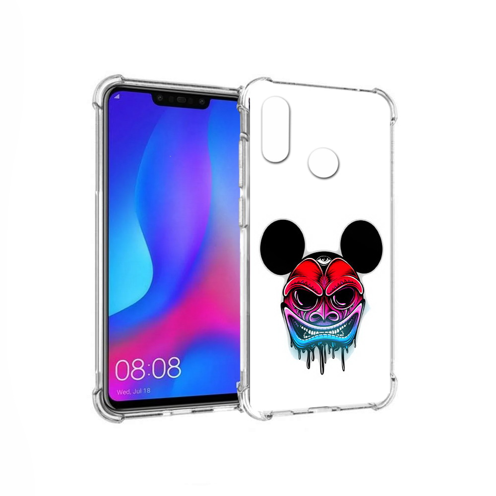 

Чехол MyPads Tocco для Huawei Nova 3 микки в маске (PT115710.27.473), Прозрачный, Tocco