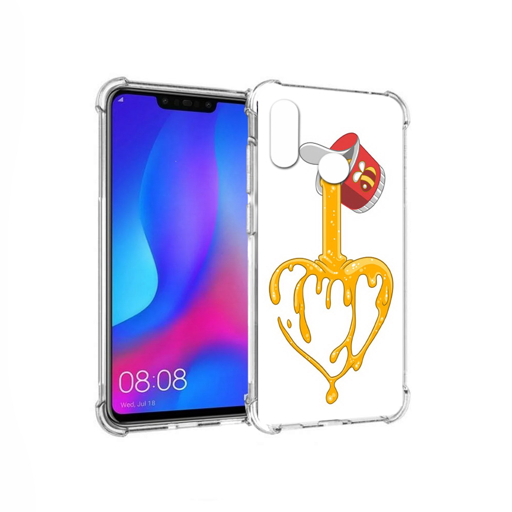 

Чехол MyPads Tocco для Huawei Nova 3 медовое сердце (PT115710.27.471), Прозрачный, Tocco