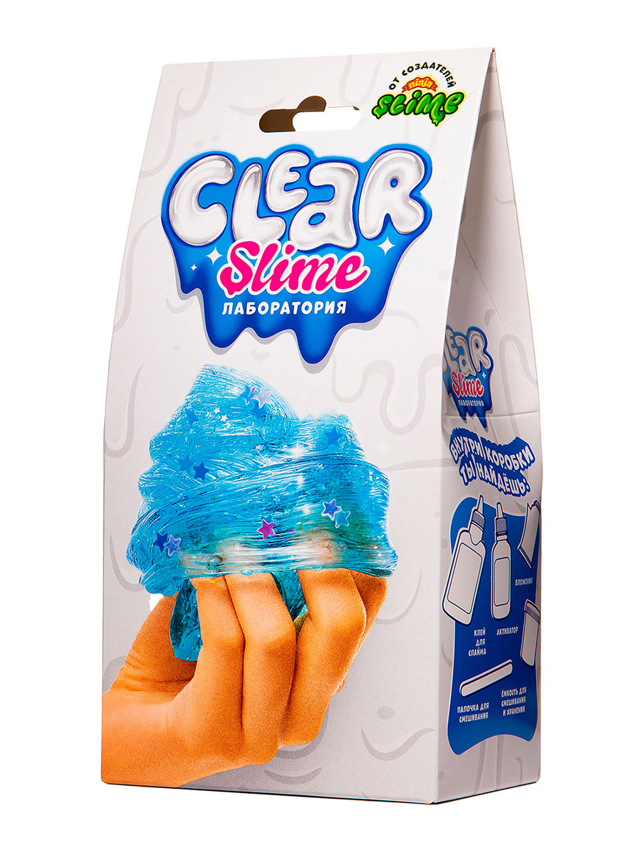 фото Набор для эксперементов slime лаборатория сlear 100 гр ss500-30185 фабрика игрушек