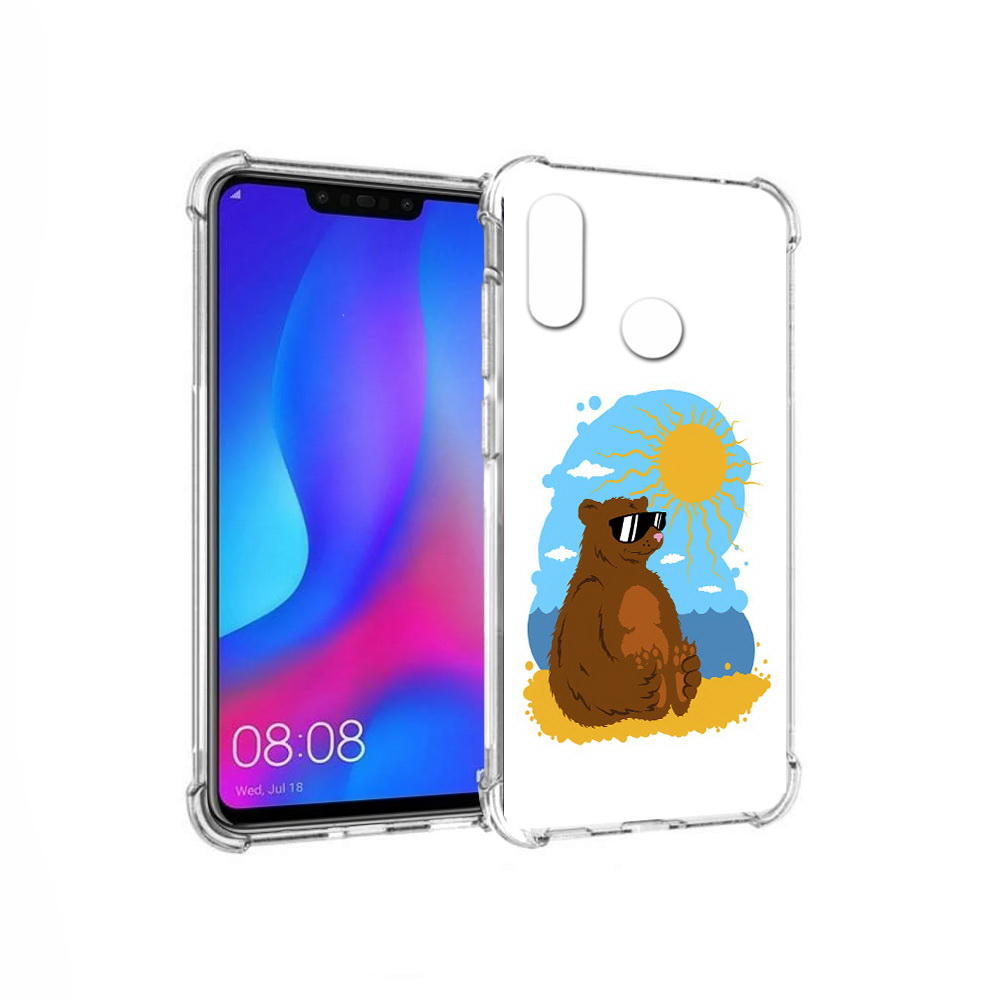 

Чехол MyPads Tocco для Huawei Nova 3 медведь на чиле (PT115710.27.468), Прозрачный, Tocco