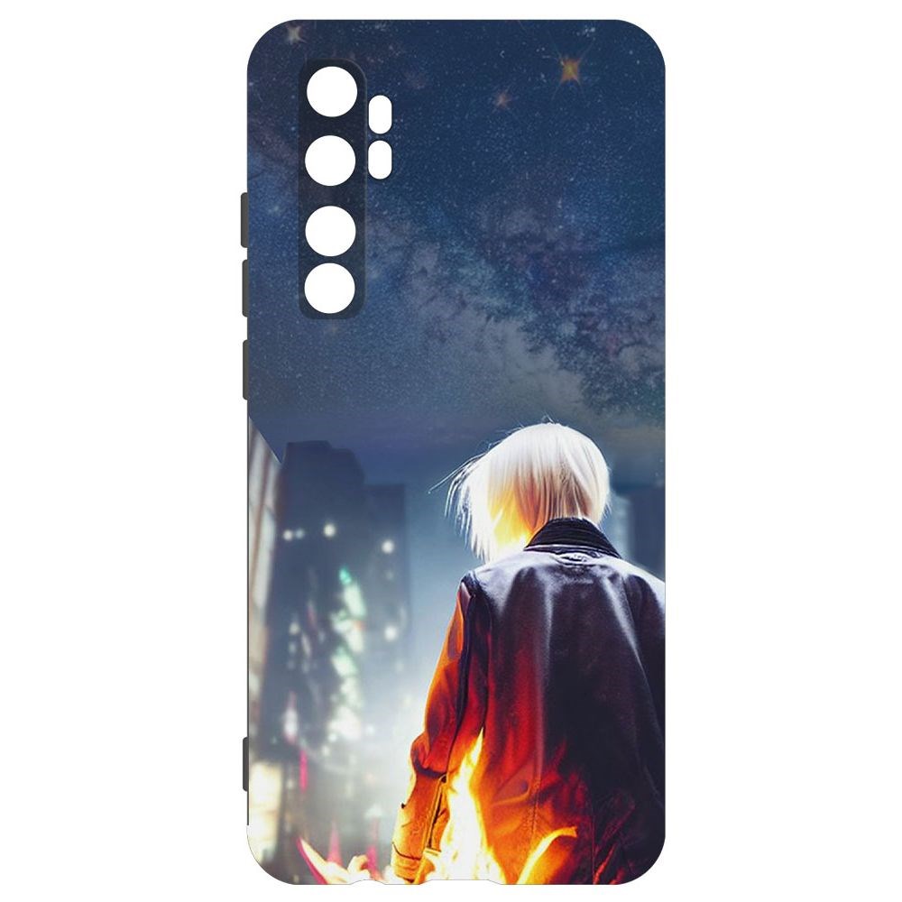 

Чехол-накладка Софт Перспектива для Xiaomi Mi Note 10 Lite