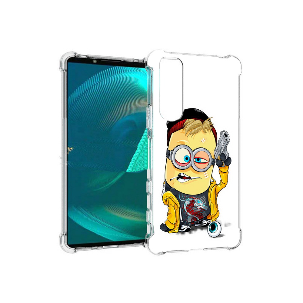 

Чехол MyPads Tocco для Sony Xperia 5 III миньон бандит (PT172137.231.475), Прозрачный, Tocco