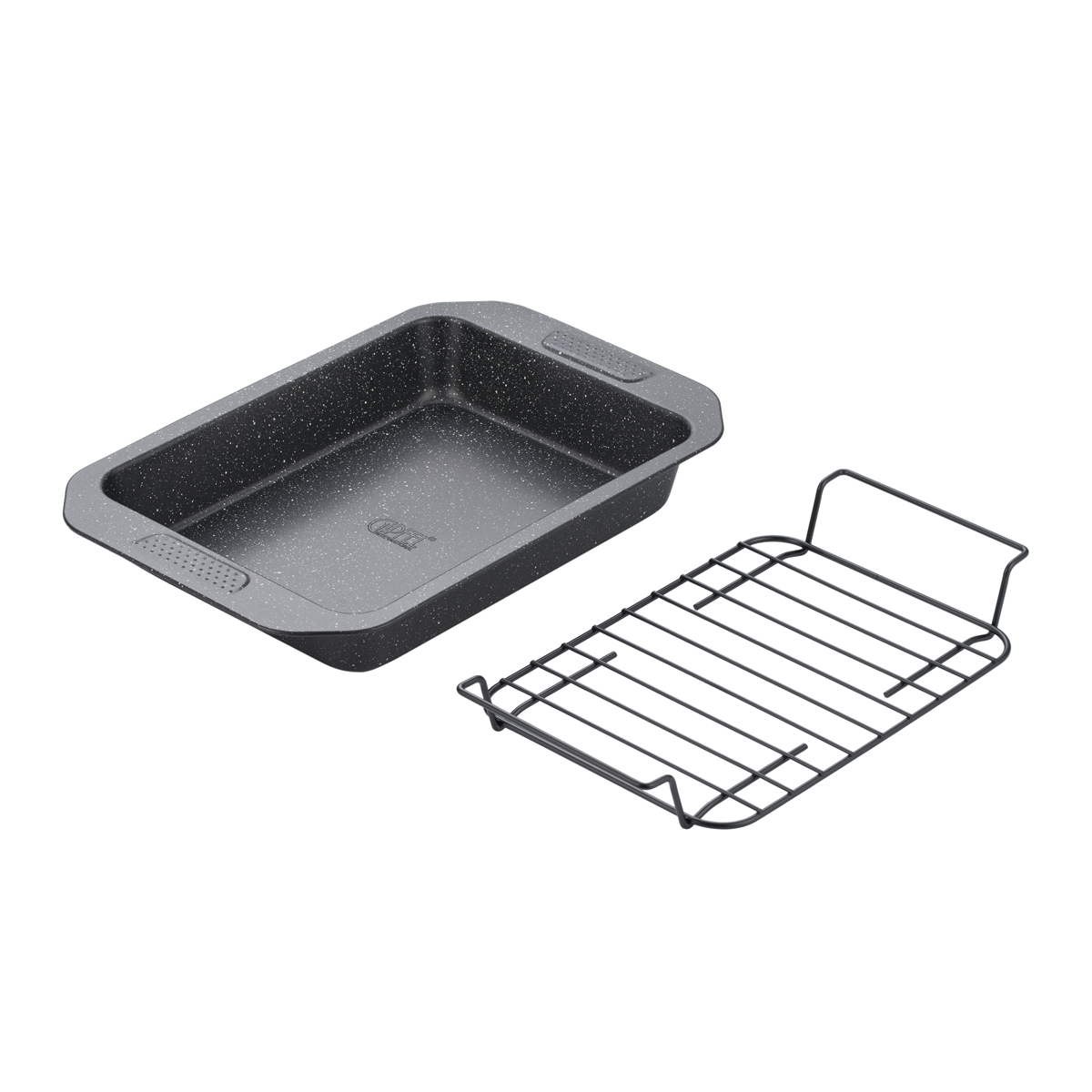 

Жаровня Gipfel marble black с решеткой 28 см 1,5 л, MARBLE BLACK жаровня