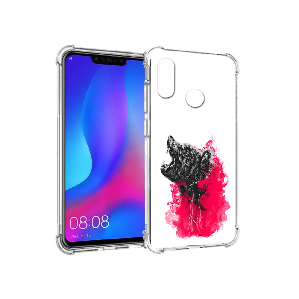 

Чехол MyPads Tocco для Huawei Nova 3 медведь в дымке (PT115710.27.463), Прозрачный, Tocco