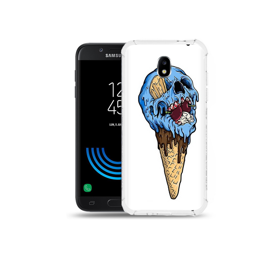 

Чехол MyPads Tocco для Samsung Galaxy J5 (2017) мороженное череп, Прозрачный, Tocco