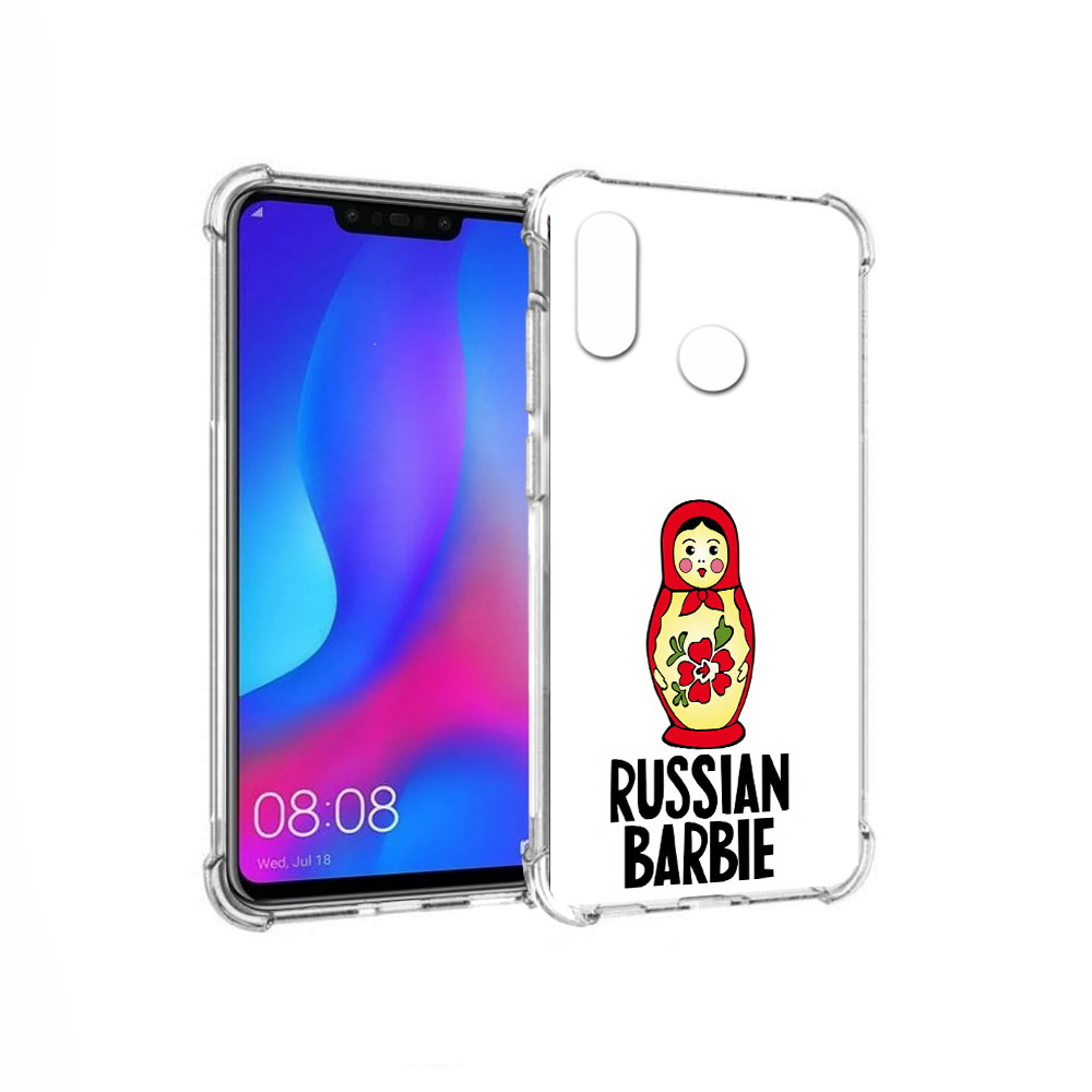 

Чехол MyPads Tocco для Huawei Nova 3 матрешка (PT115710.27.459), Прозрачный, Tocco