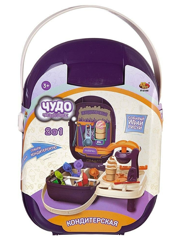 

Чудо-чемоданчик ABtoys Кондитерская, не менее 37 предметов PT-01490