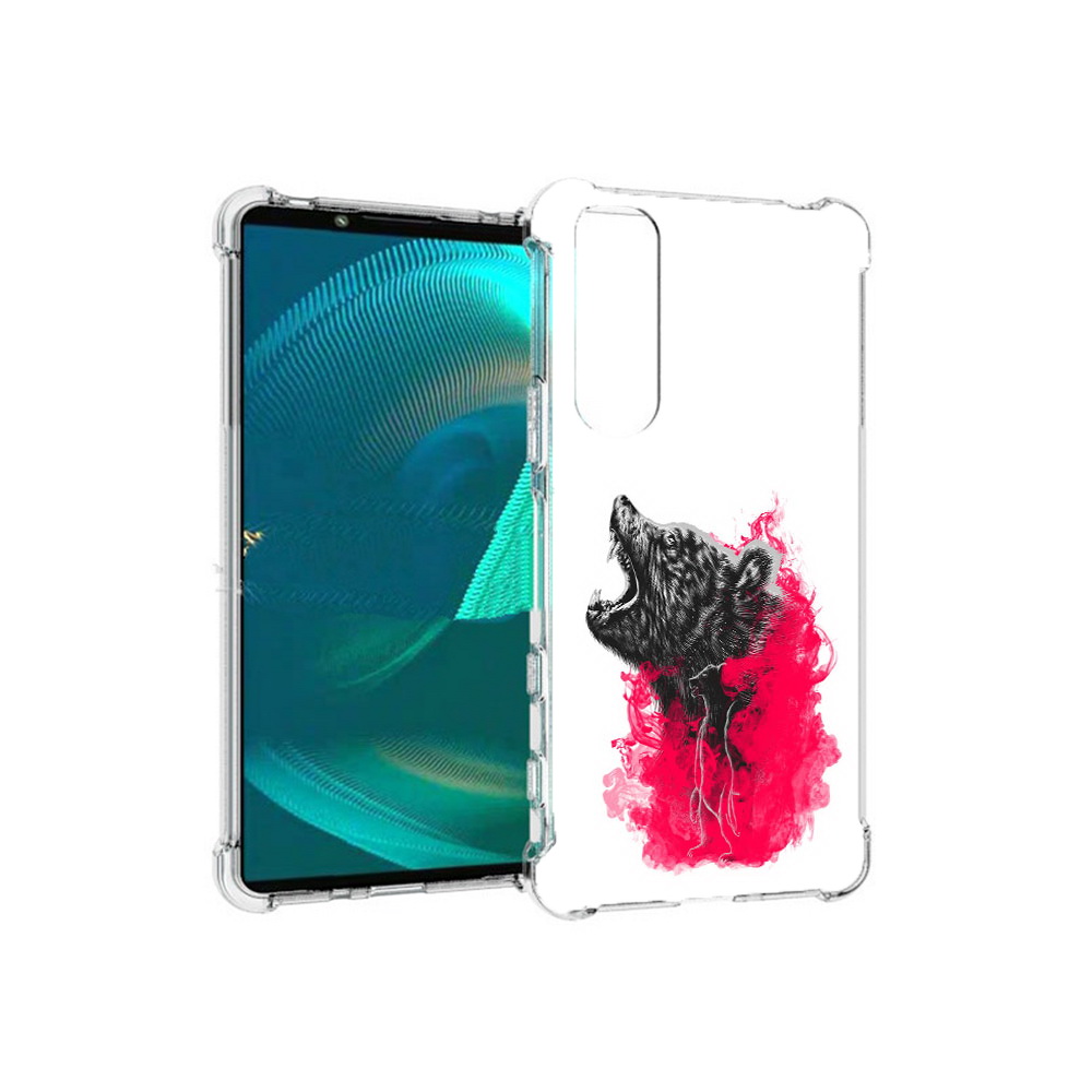 

Чехол MyPads Tocco для Sony Xperia 5 III медведь в дымке (PT172137.231.463), Прозрачный, Tocco