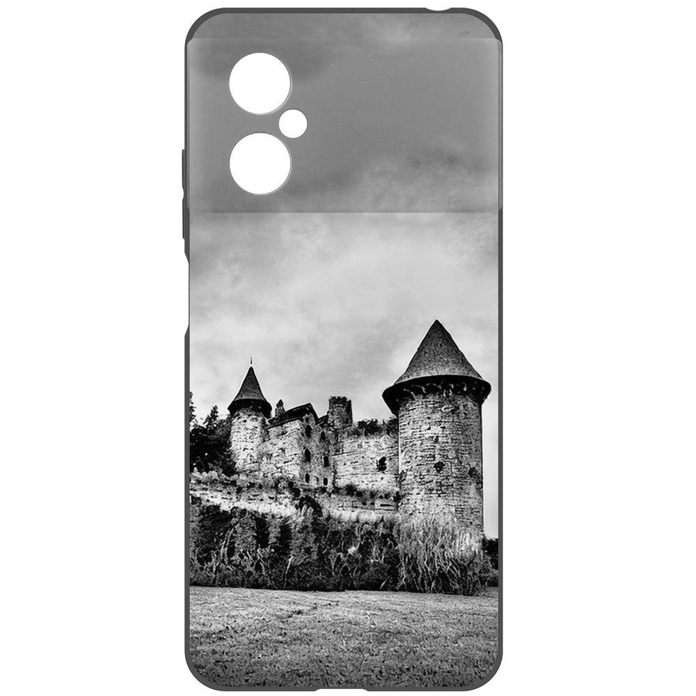 

Чехол-накладка Софт Старый замок для Poco M4 5G, Черный