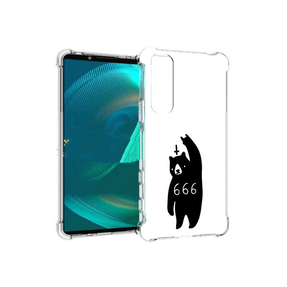 

Чехол MyPads Tocco для Sony Xperia 5 III медведь 666 (PT172137.231.462), Прозрачный, Tocco