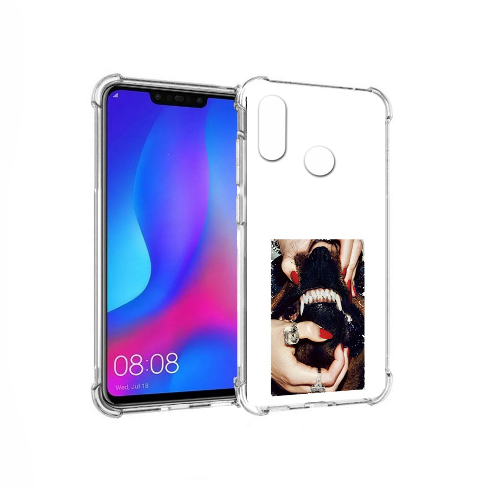 

Чехол MyPads Tocco для Huawei Nova 3 маникюр (PT115710.27.457), Прозрачный, Tocco