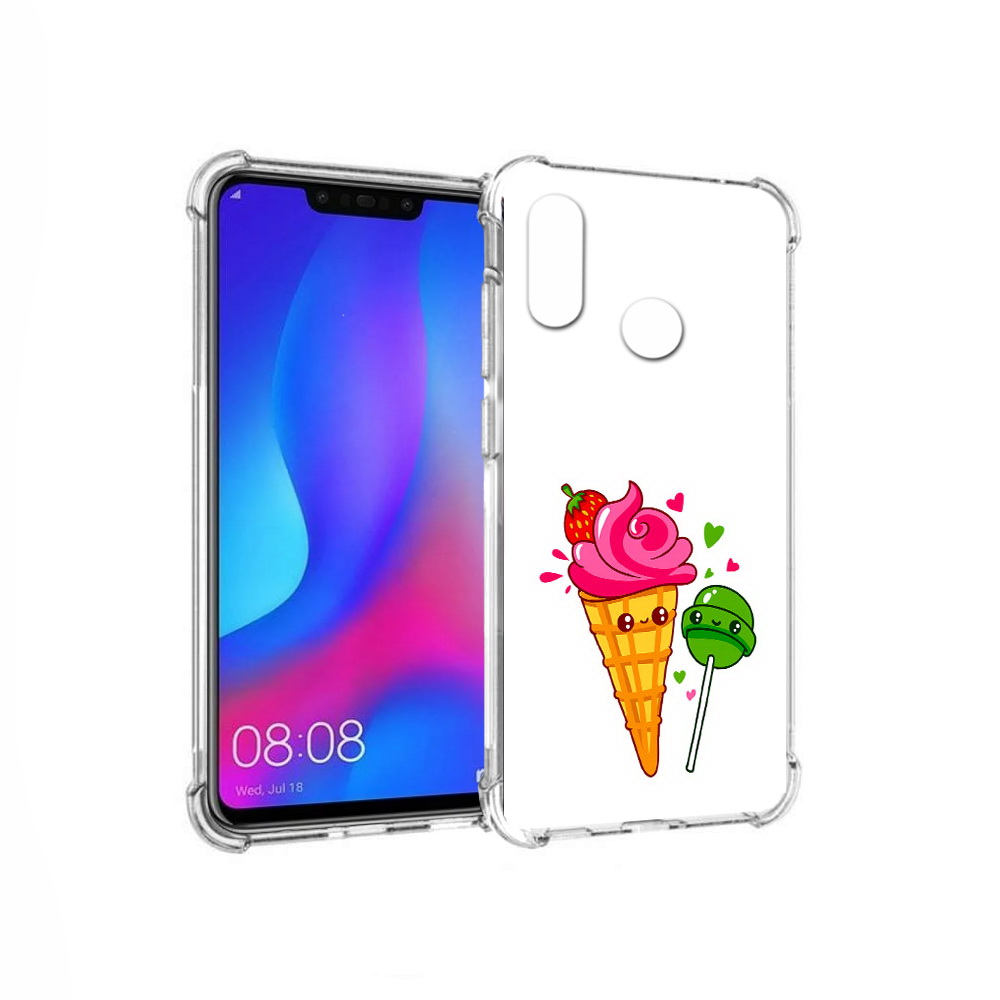 

Чехол MyPads Tocco для Huawei Nova 3 Вкусняшки (PT115710.27.45), Прозрачный, Tocco