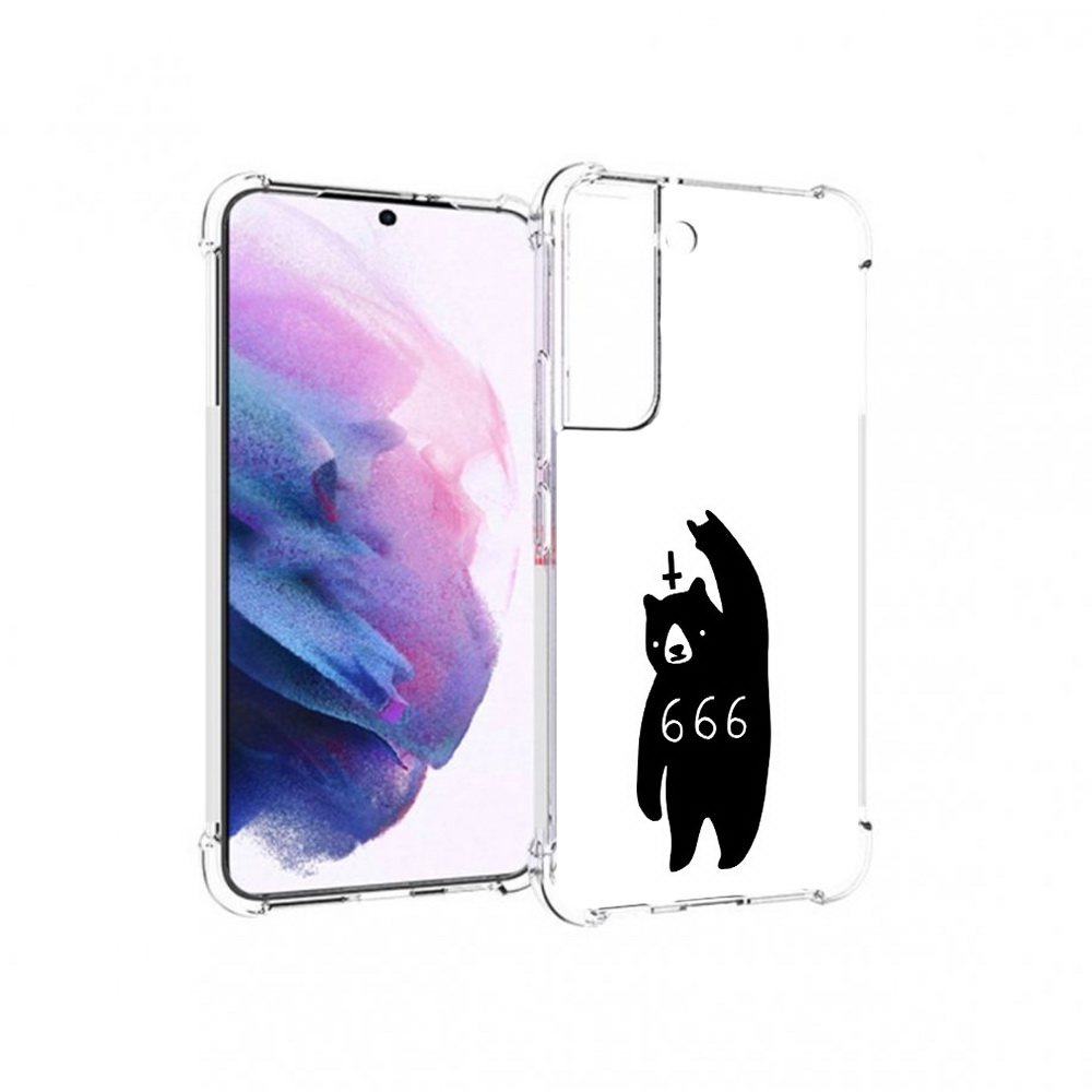 

Чехол MyPads Tocco для Samsung Galaxy S22 медведь 666 (PT194926.508.462), Прозрачный, Tocco
