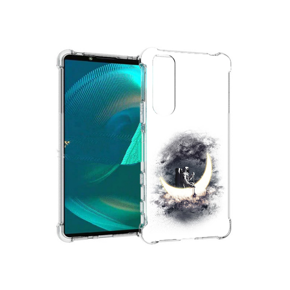 

Чехол MyPads Tocco для Sony Xperia 5 III лунный путешественник (PT172137.231.448), Прозрачный, Tocco