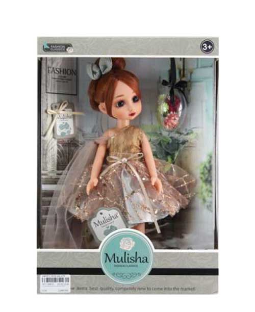 

Кукла ABtoys Emily Mulisha с бантиком и аксессуарами, 33см WJ-12697