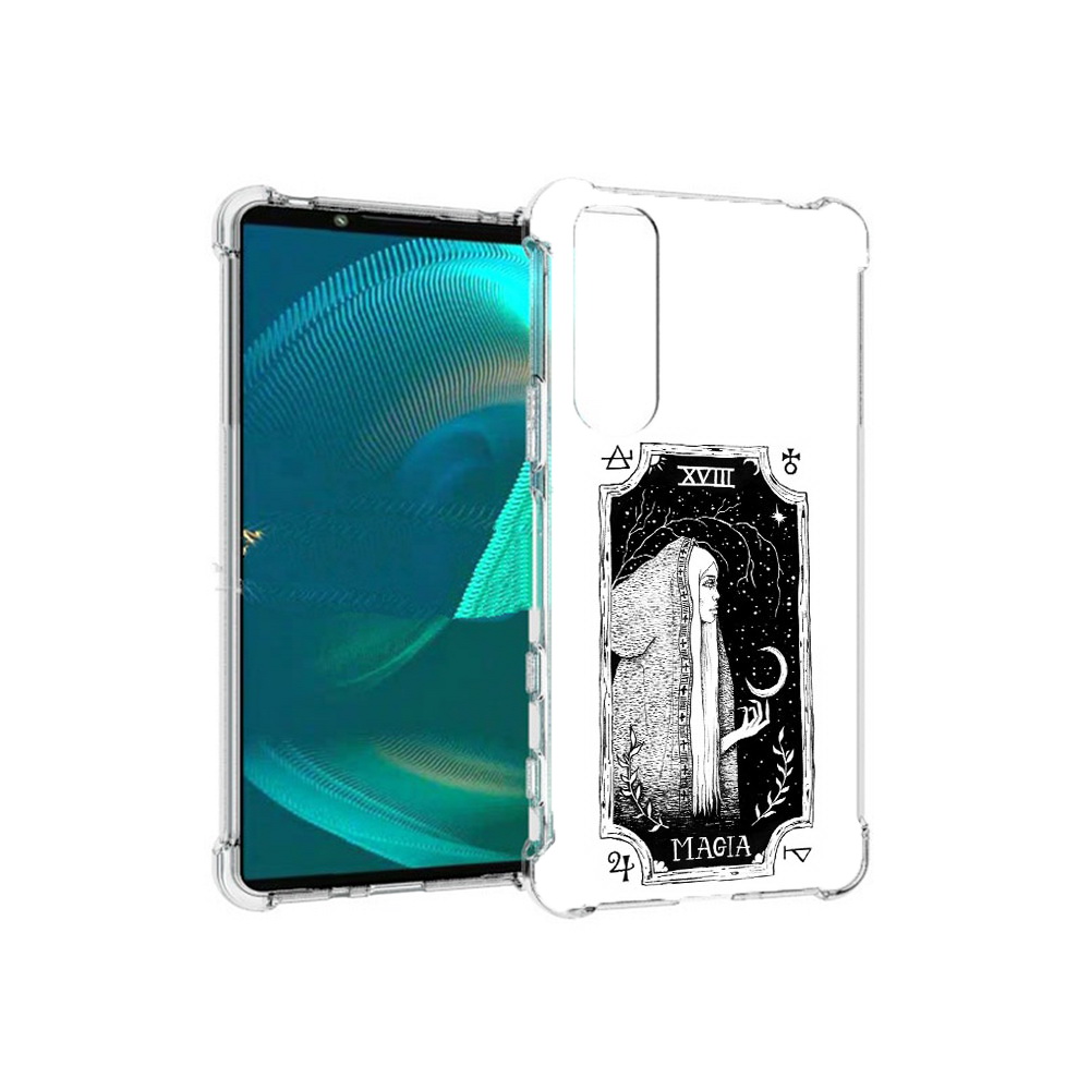 

Чехол MyPads Tocco для Sony Xperia 5 III лунная магия (PT172137.231.447), Прозрачный, Tocco