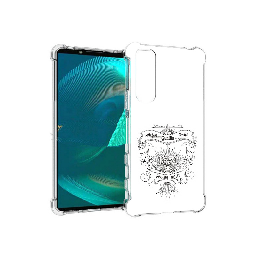 

Чехол MyPads Tocco для Sony Xperia 5 III логотип 1851 год (PT172137.231.444), Прозрачный, Tocco