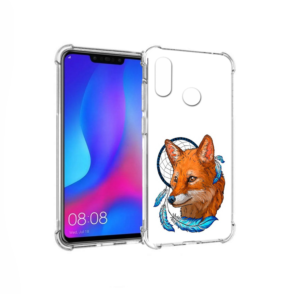 

Чехол MyPads Tocco для Huawei Nova 3 лиса и ловец снов (PT115710.27.438), Прозрачный, Tocco