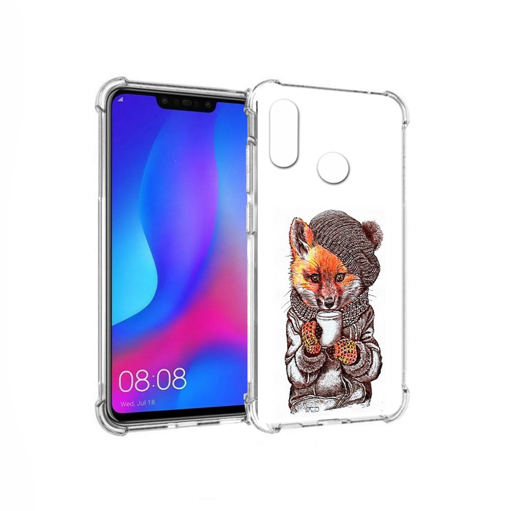 

Чехол MyPads Tocco для Huawei Nova 3 лиса в шапке (PT115710.27.437), Tocco