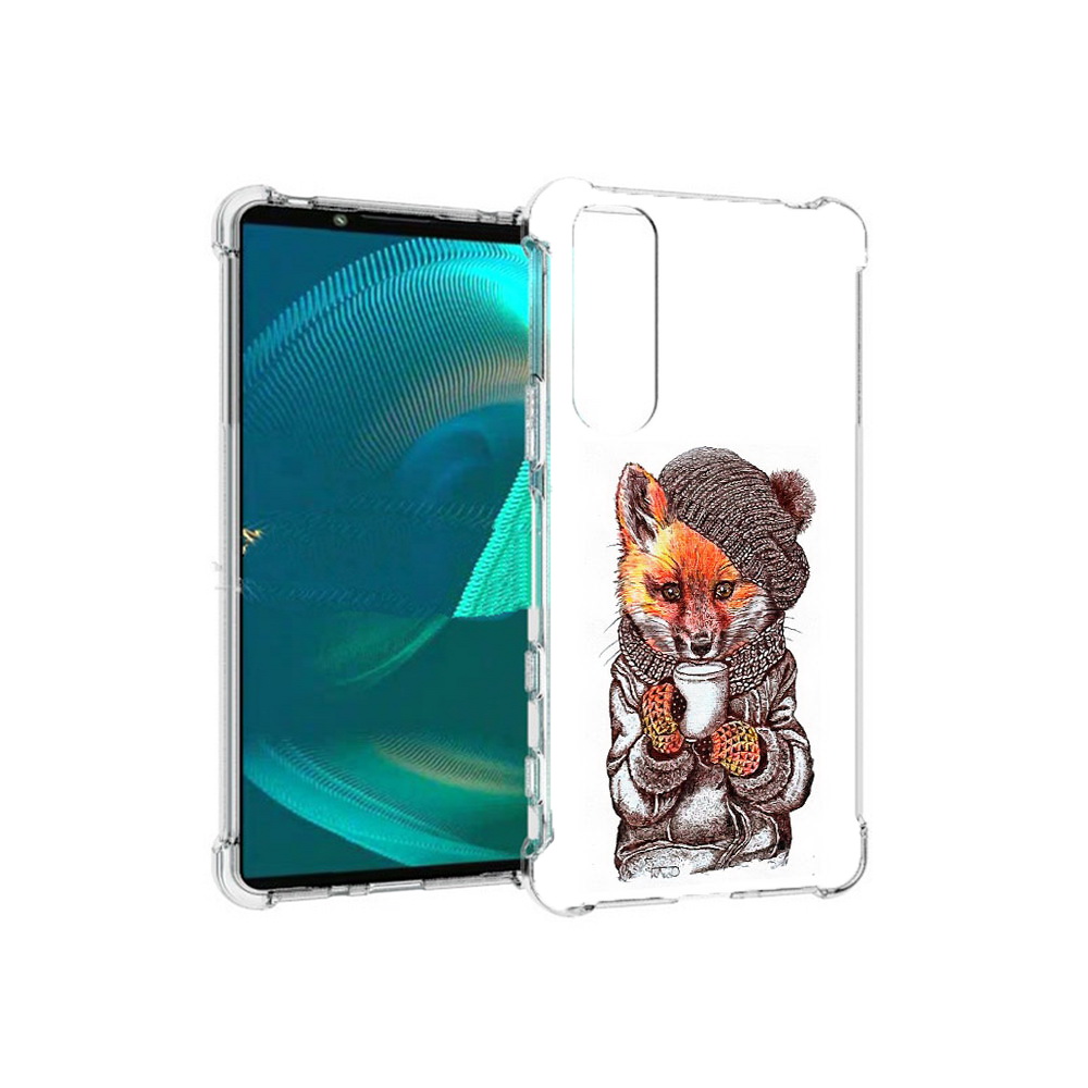 

Чехол MyPads Tocco для Sony Xperia 5 III лиса в шапке (PT172137.231.437), Tocco