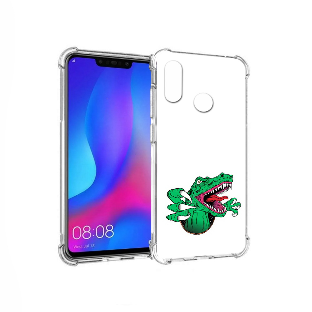 

Чехол MyPads Tocco для Huawei Nova 3 крокодил (PT115710.27.417), Прозрачный, Tocco