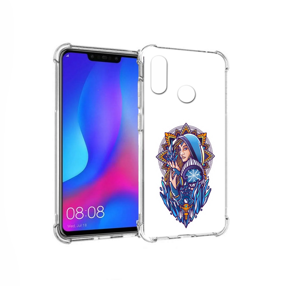 

Чехол MyPads Tocco для Huawei Nova 3 кристал мейден дота 2 (PT115710.27.415), Прозрачный, Tocco