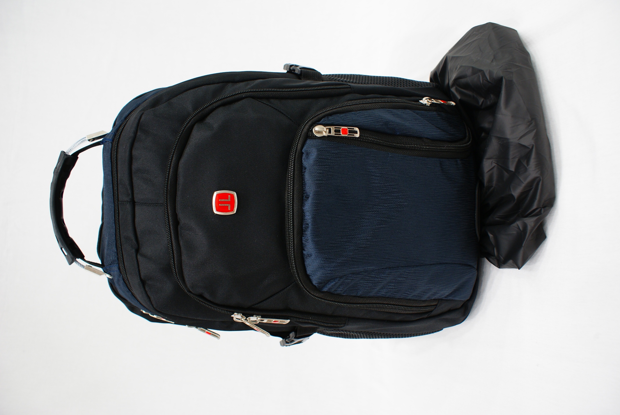Рюкзак LuckyLife 1803LL черно-синий, 45х34х22 см