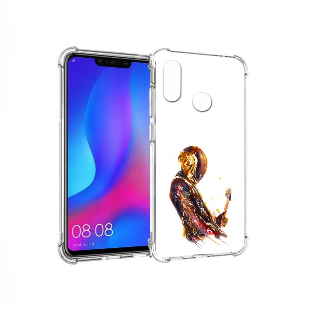 

Чехол MyPads Tocco для Huawei Nova 3 космо-музыкант (PT115710.27.393), Прозрачный, Tocco