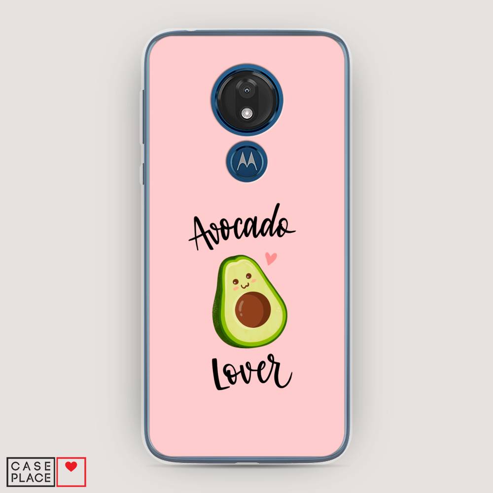 

Чехол для Motorola Moto G7 "Avocado lover", Розовый;зеленый, 241150-6