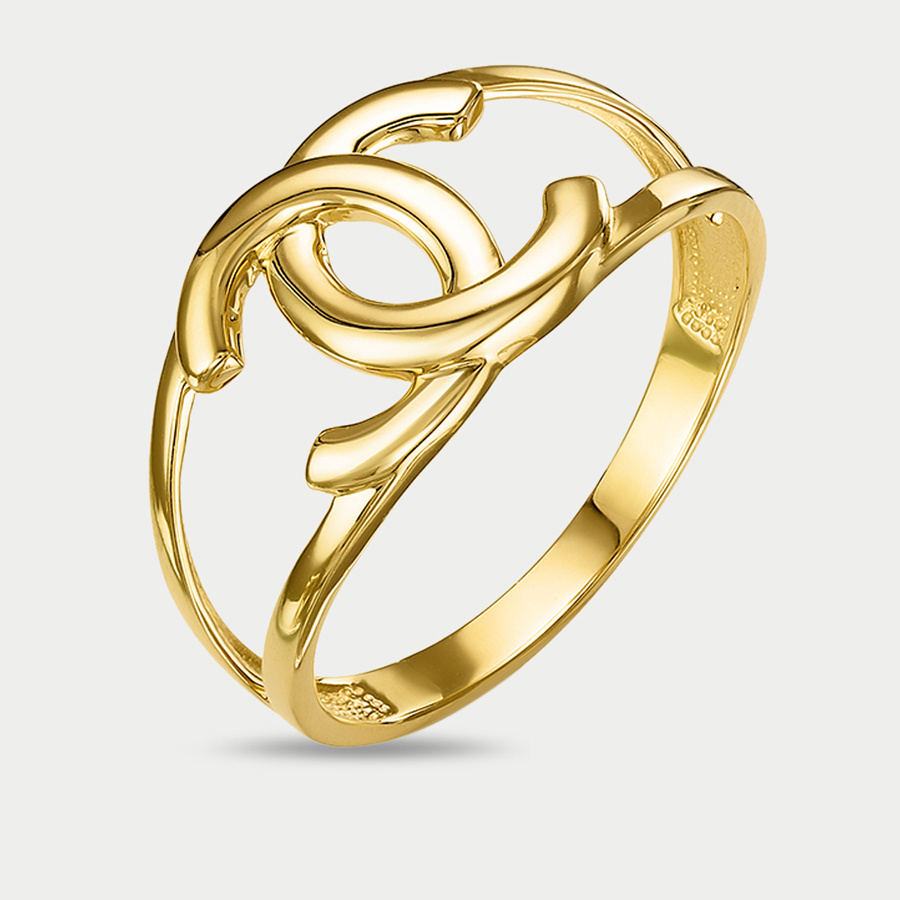 Кольцо из желтого золота р. 17,5 Delta л2104647
