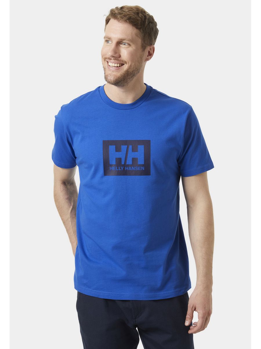 

Футболка мужская Helly Hansen HE642D011 синяя L, Синий, HE642D011