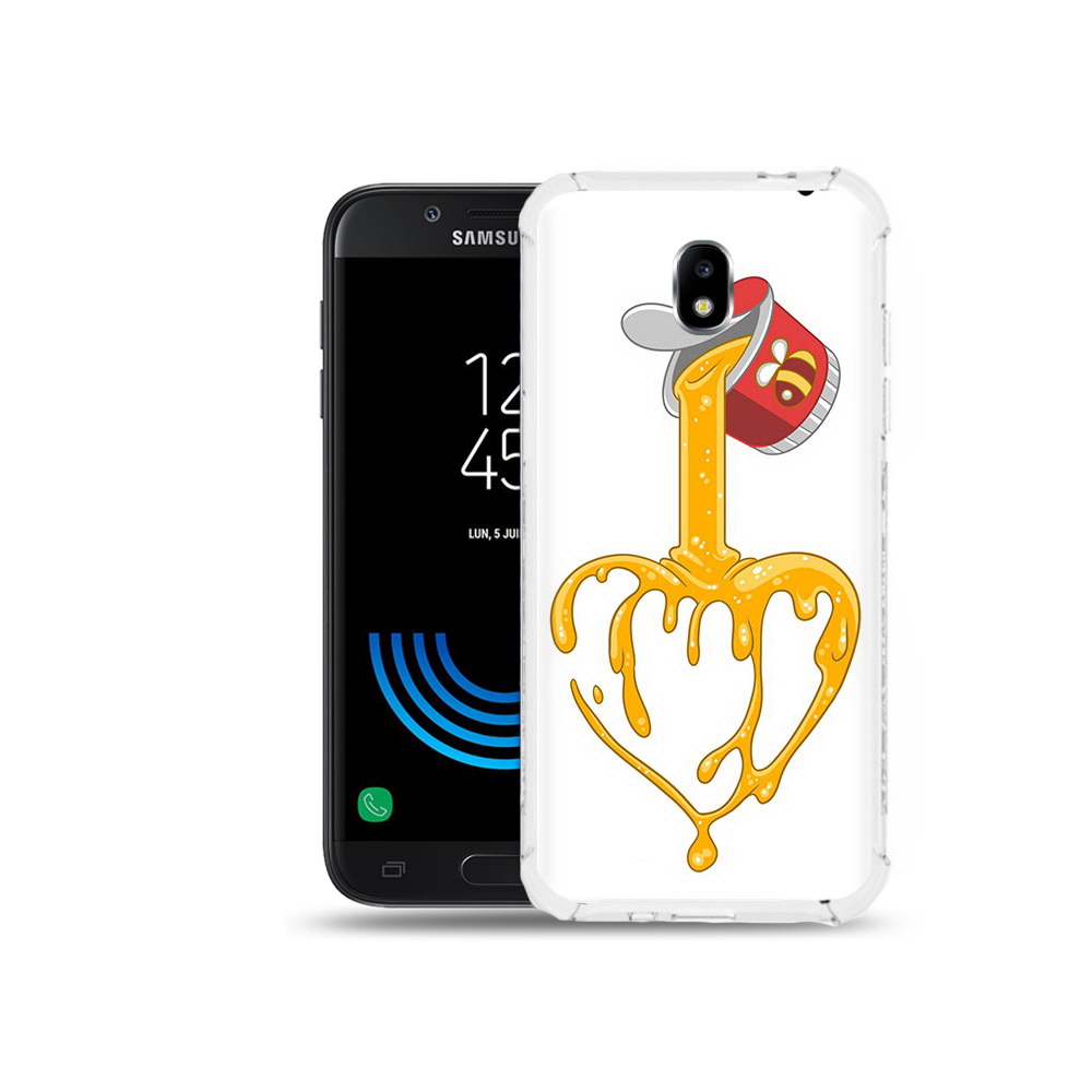 

Чехол MyPads Tocco для Samsung Galaxy J5 (2017) медовое сердце, Прозрачный, Tocco